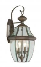  2251-07 - 2 Light Bronze Outdoor Wall Lantern